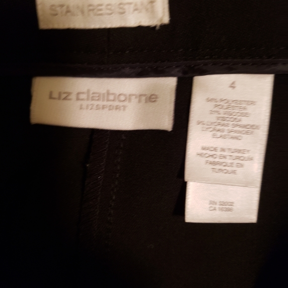 Liz Claiborne black pants - Picture 6 of 7
